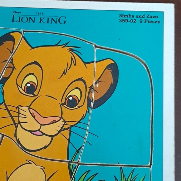 🦁 Playskool “The Lion King” Disney Wooden Puzzle - Picture 3 of 7